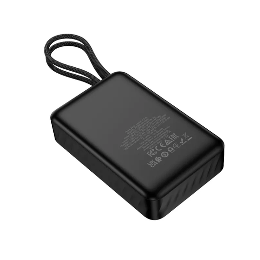 Batterie Externe HOCO J171A, 20000mAh, 22,5W, QC + PD, 1 x Lightning - 1 x USB-A - 2 x USB-C, Noire