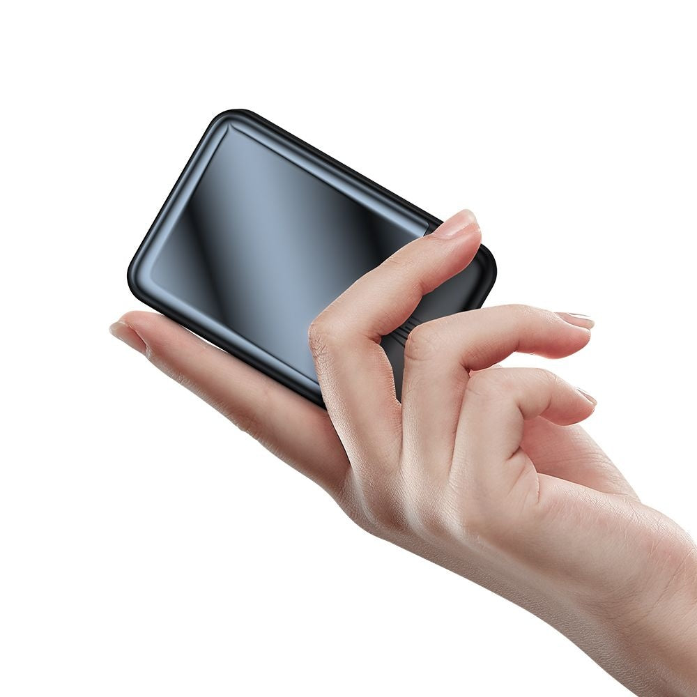 Batterie Externe Sans Fil McDodo MC-5021 Ambilight, 20000mAh, 20W, PD + FQI, 1 x QI - 1 x USB-C, Noire