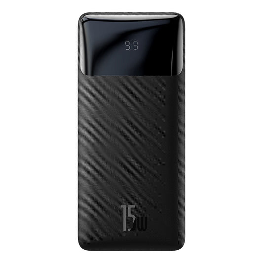 Baseus Bipow Batterie externe, 10000mAh, 15W, 1 x USB-C - 2 x USB-A, Noir PPBD050001