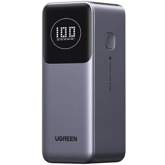 UGREEN PB724 Batterie externe, 12000mAh, 100W, QC + PD, 1 x USB-A - 1 x USB-C, Gris