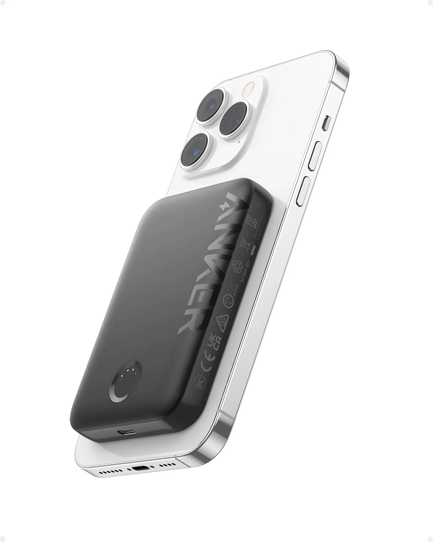 Anker 321 MagGo Wireless External Battery, 5000mAh, 7.5W, 1 x IQ, Black A1616G11