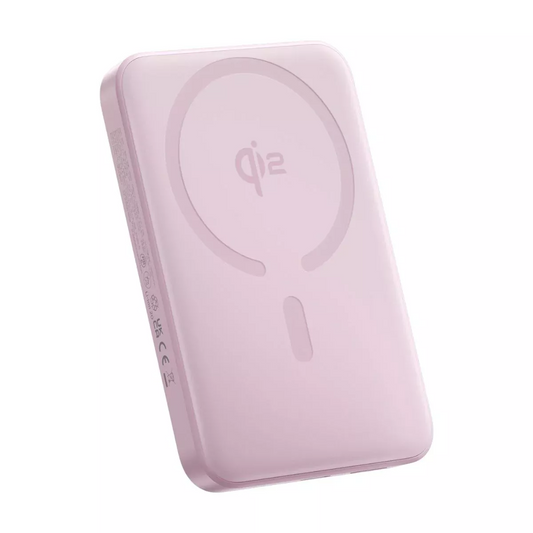 Batterie Externe Sans Fil Baseus Enerfill FM12, 10000mAh, 22.5W, PD + FQI, 1 x QI - 1 x USB-C, Rose E0028502