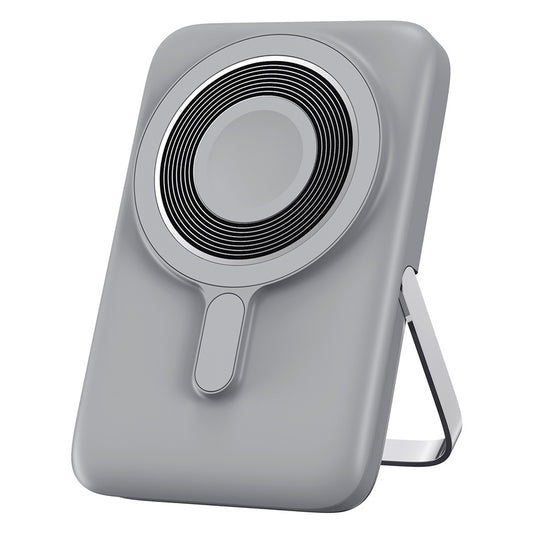 Batterie Externe Sans Fil WiWu Wi-P018, 10000mAh, 20W, PD + FQI, 1 x QI - 1 x USB-C, Gris