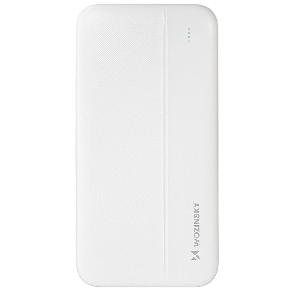 Batterie Externe WZK WPBWE1, 10000mAh, 10W, 2 x USB-A, Blanche