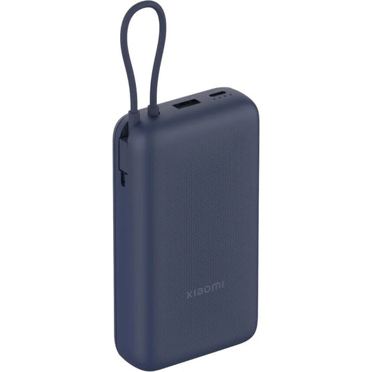 Batterie Externe Xiaomi, 20000mAh, 33W, QC + PD, 1 x USB-A - 2 x USB-C, Bleue BHR8975GL