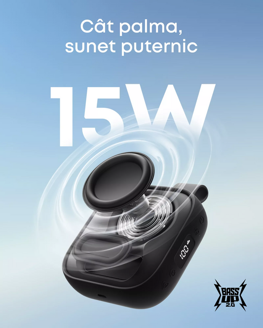 Enceinte Portable Bluetooth Anker SoundCore Boom Go 3i, 15W, TWS, RGB, Étanche, Noire D5103010