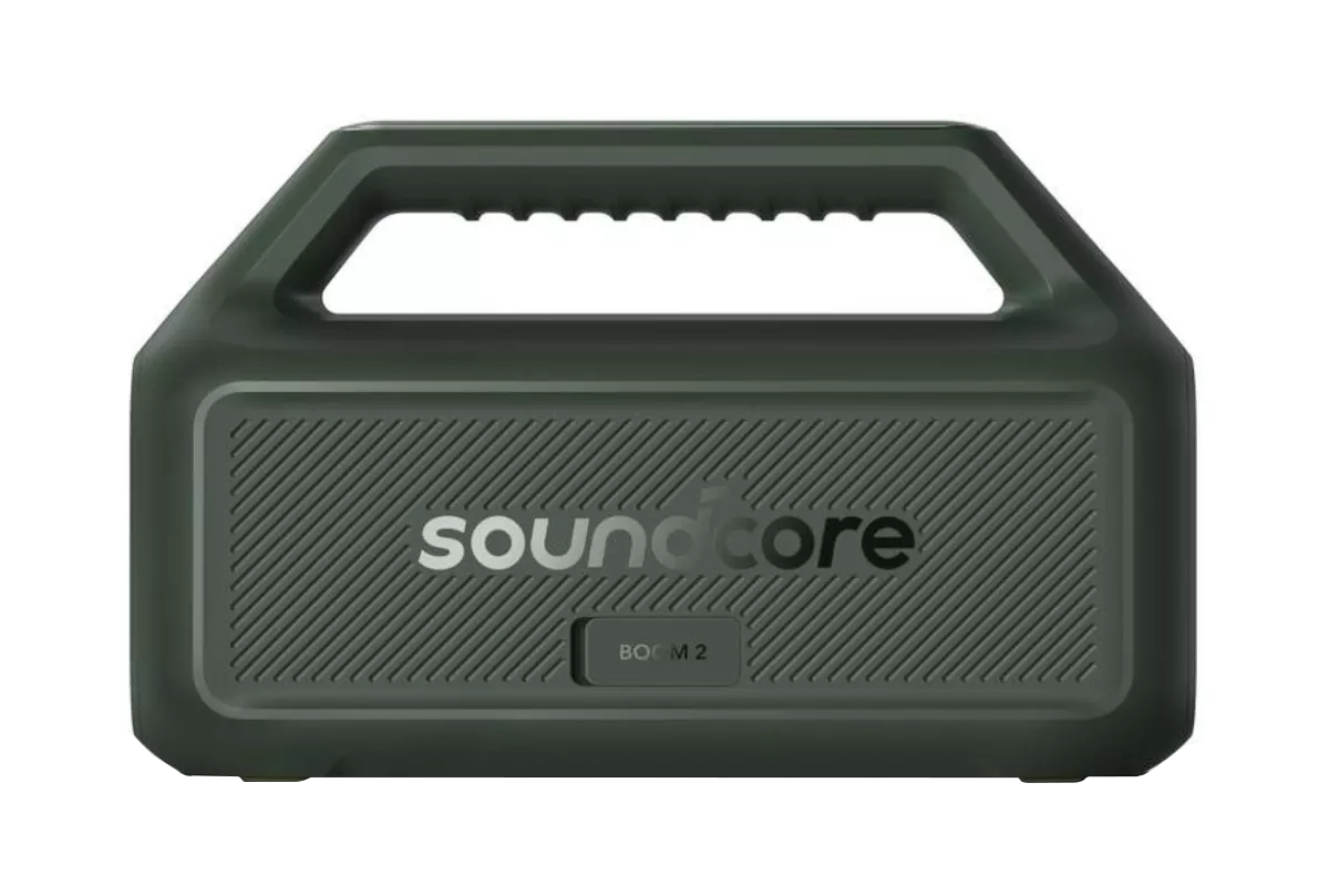 Enceinte Portable Bluetooth Anker SoundCore Boom 2 Nouvelle Version, 80W, TWS, RGB, Étanche, Verte A3138062