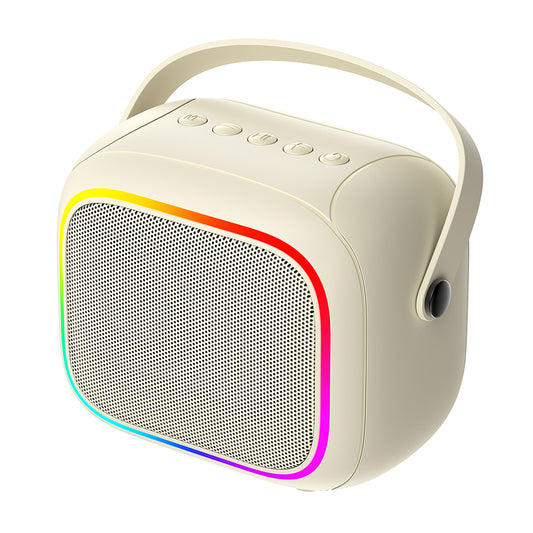 Enceinte Portable Bluetooth HAVIT SK818BT Karaoke, 5W, RGB, Étanche, Beige