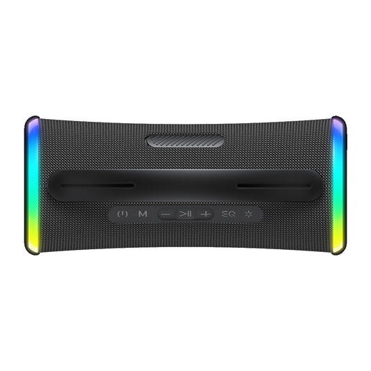 Enceinte Portable Bluetooth HAVIT SK834BT, 2 x 5W, RGB, Étanche, Noire