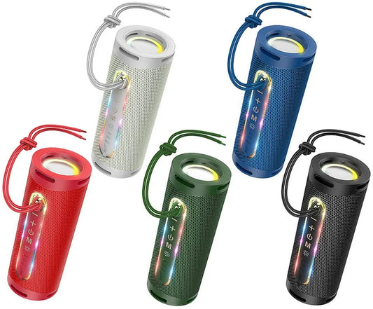 Enceinte Portable Bluetooth HOCO HC9 Dazzling Pulse Sports, 10W, TWS, RGB, Bleue