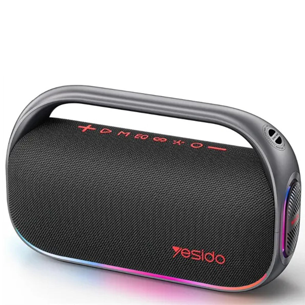 Enceinte Portable Bluetooth Yesido YSW31, 80W, RGB, Noire