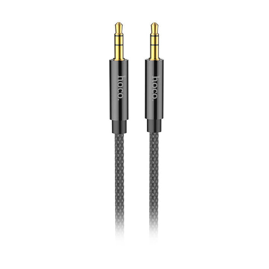Câble Audio 3.5mm - 3.5mm HOCO UPA19, 1m, Noir