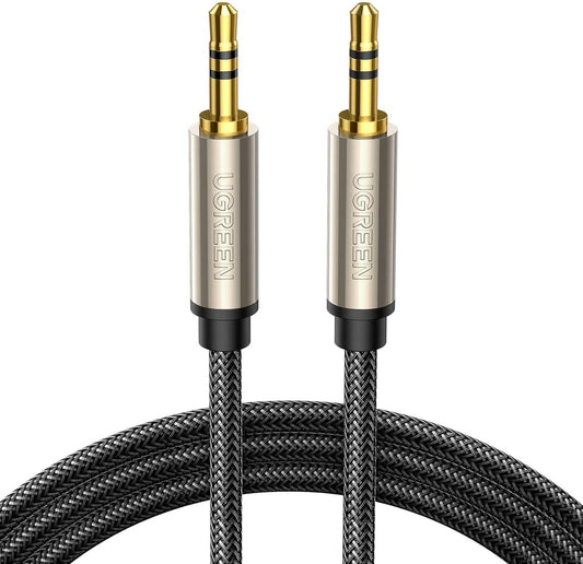 Câble audio 3.5mm - 3.5mm UGREEN AV125, 2m, Gris