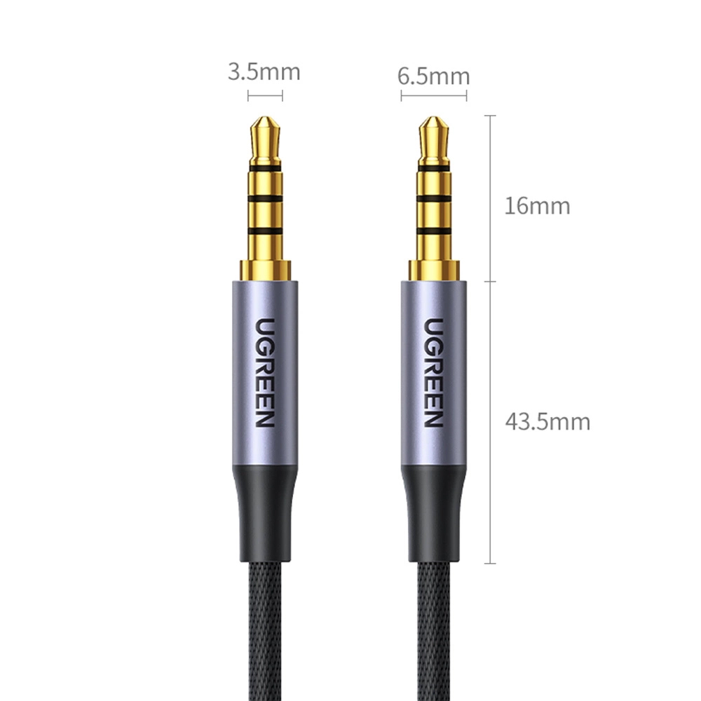 Câble Audio 3,5 mm - 3,5 mm UGREEN AV183, 1,5 m, Noir