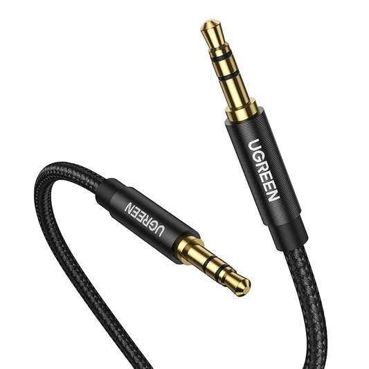Câble audio 3.5mm - 3.5mm UGREEN AV112, 2m, Noir
