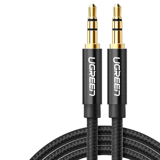 Câble audio 3.5mm - 3.5mm UGREEN AV112, 2m, Noir