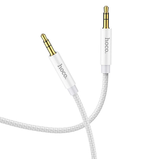Câble audio 3.5mm - 3.5mm HOCO UPA19, 1m, Argent