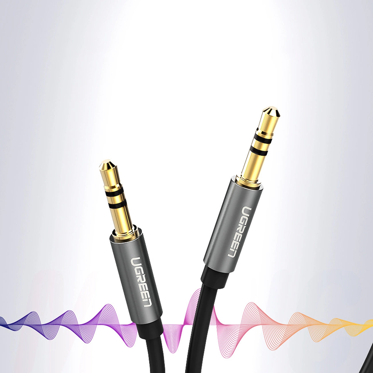 Câble Audio 3.5mm - 3.5mm UGREEN AV119, 2m, Noir