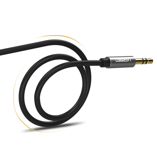 Câble audio 3.5mm - 3.5mm UGREEN AV119, 1m, Noir