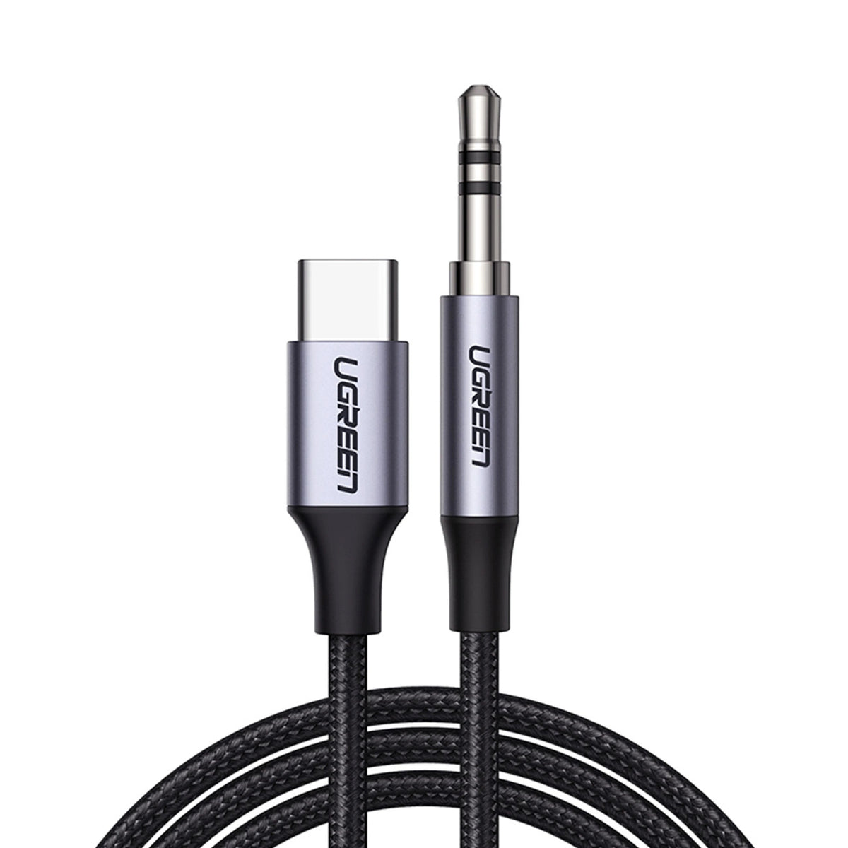 Câble Audio USB-C - 3.5mm UGREEN AV143, 1m, Gris