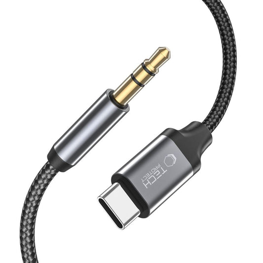 Câble Audio USB-C - 3.5mm Tech-Protect Ultraboost, 1m, Noir