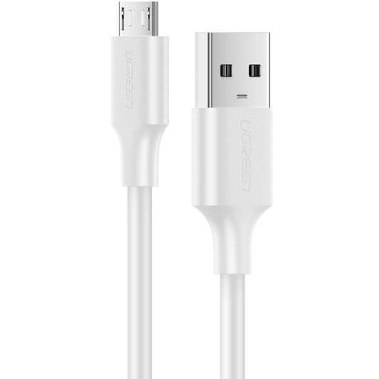 UGREEN US289 Câble de données et de charge USB-A - microUSB UGREEN US289, 18W, 1m, blanc