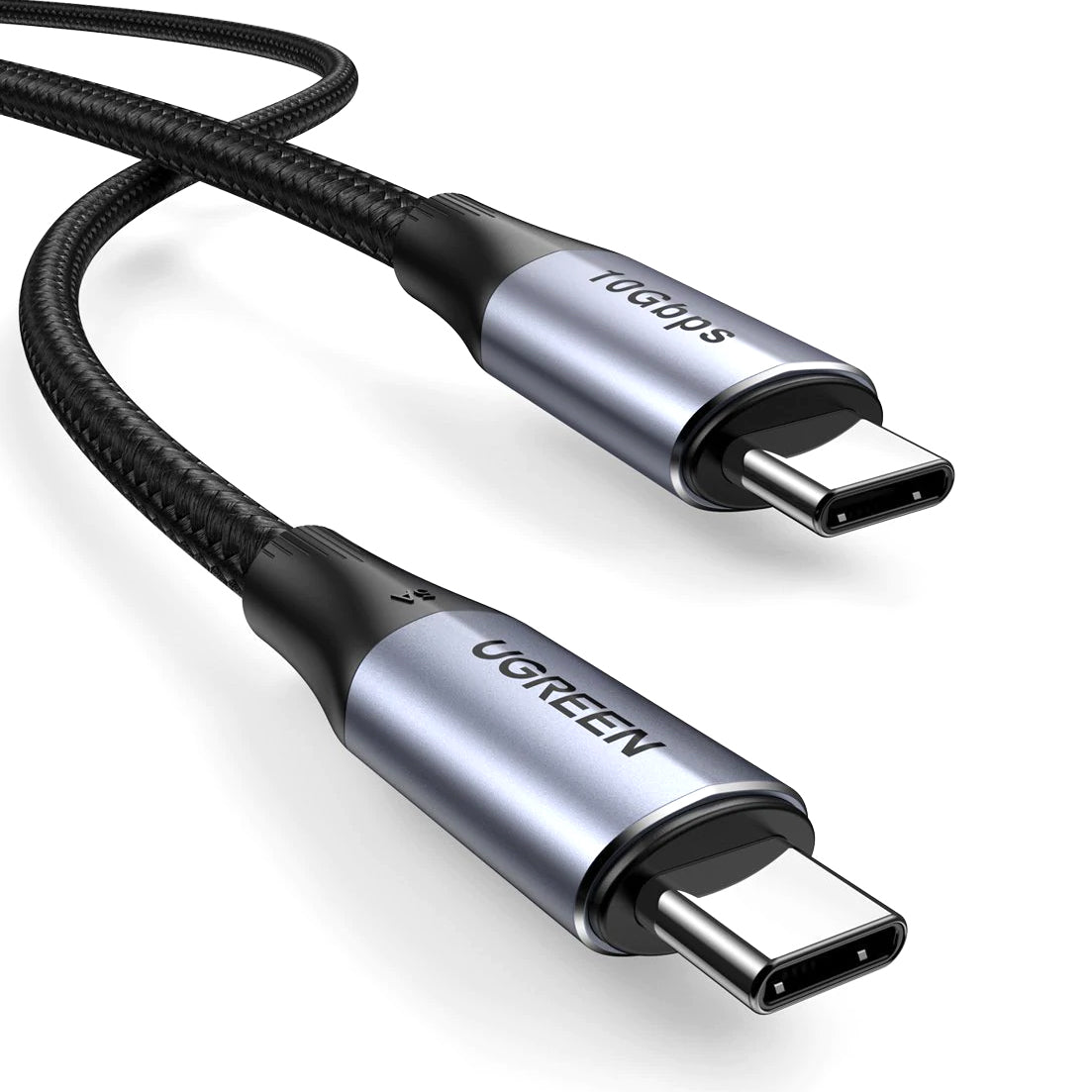Câble de données et de charge USB-C - USB-C UGREEN US355, 100W, 1m, Noir