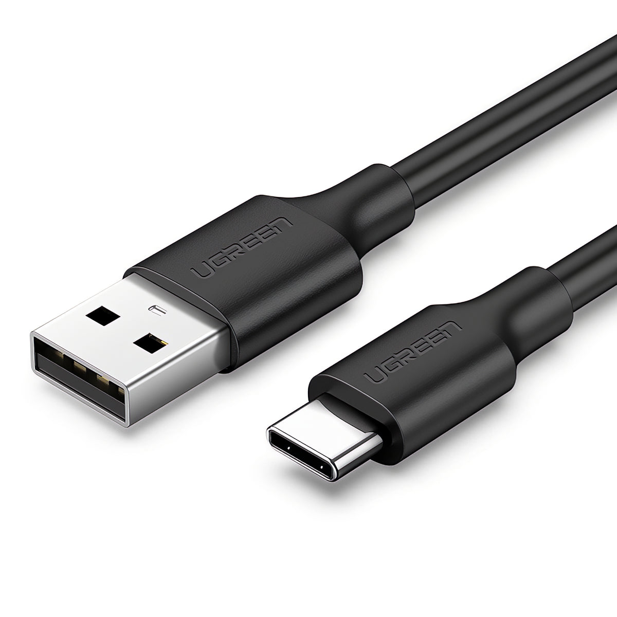 Câble de Données et de Charge USB-A - USB-C UGREEN US287, 18W, 1.5m, Noir
