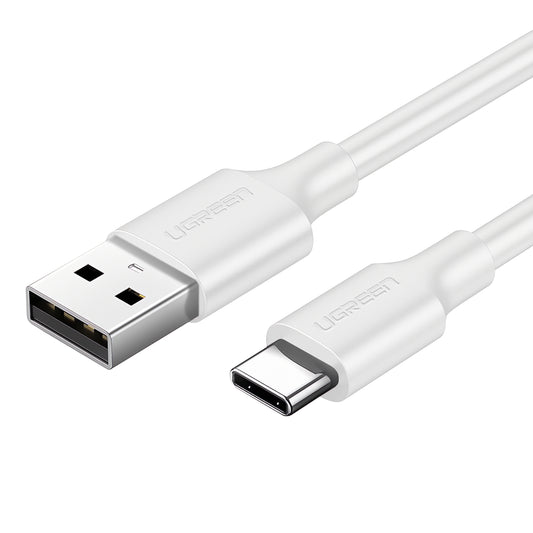 USB-A - USB-C Câble de données et de charge UGREEN US287, 60W, 2m, blanc