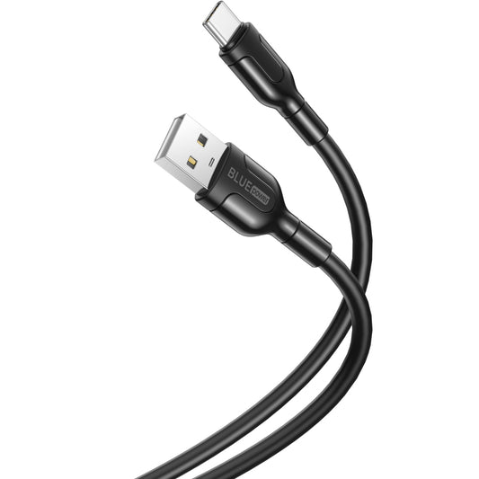Câble de données et de charge USB-A - USB-C BLUE Power BLUE Power BNB212, 18W, 1m, Noir