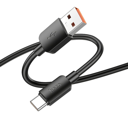 Câble de données et de charge USB-A - USB-C HOCO X96, 100W, 1m, noir