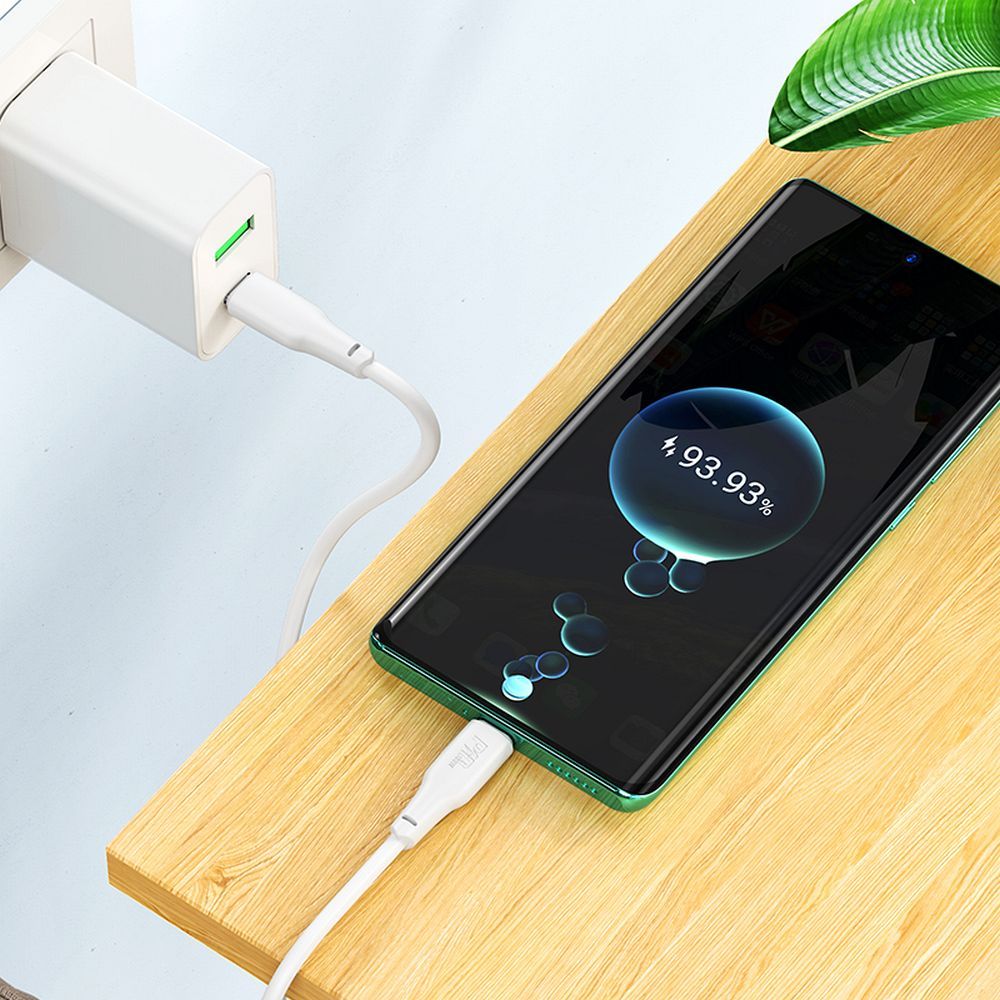 USB-C Data and Charging Cable - USB-C HOCO X93, 100W, 1m, White