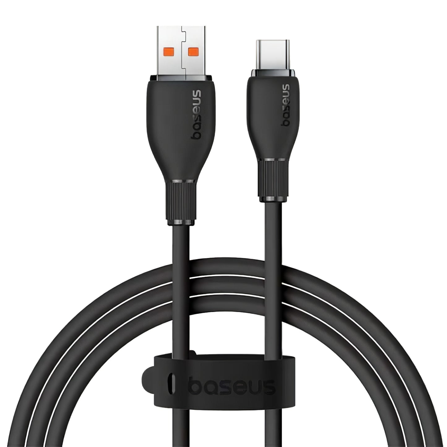 Câble de données et de charge USB-A - USB-C Baseus Pudding, 100W, 2m, noir P10355703111-01