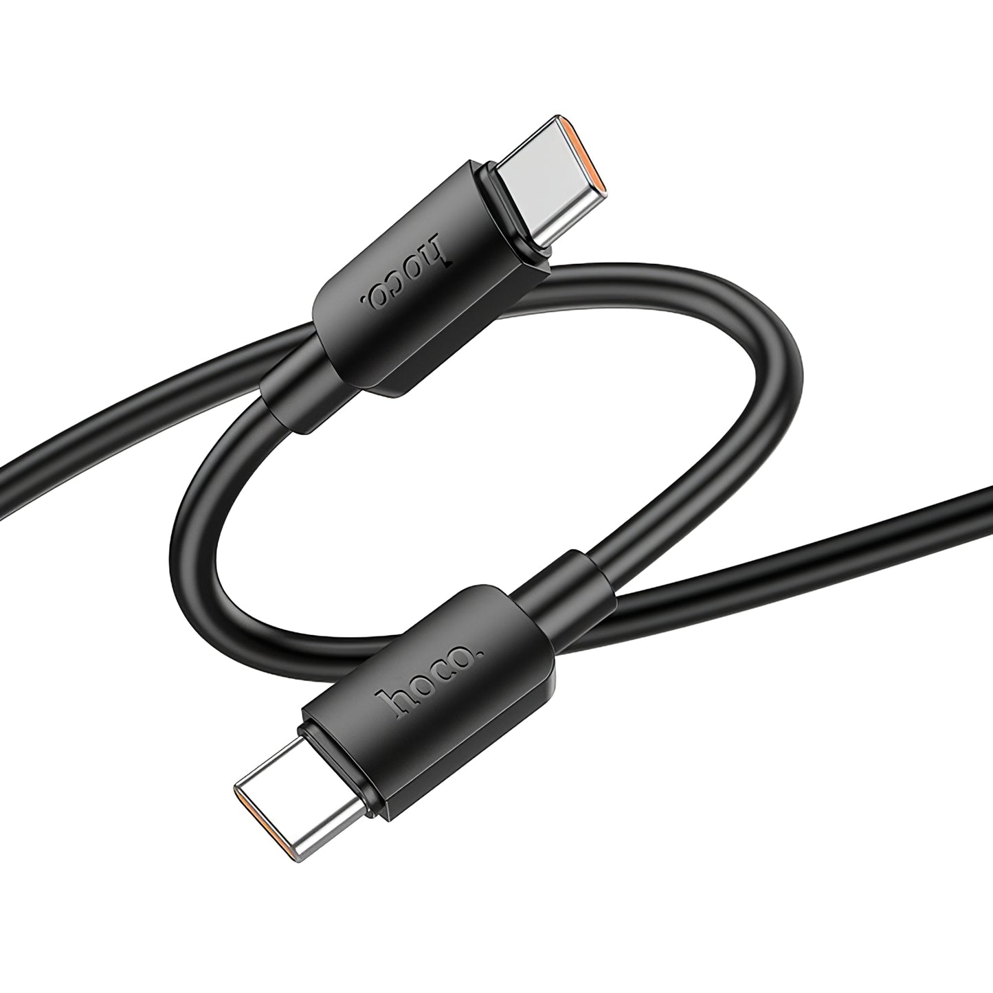Câble de Données et de Charge USB-C - USB-C HOCO X96, 100W, 1m, Noir