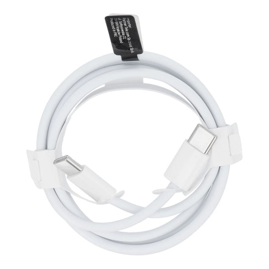 Câble de données et de charge USB-C - USB-C OEM USB-C HD26 Box, 30W, 1m, blanc