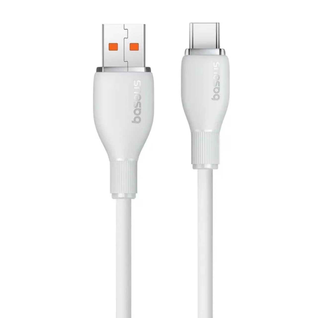 Câble de Données et de Charge USB-A - USB-C Baseus Pudding, 100W, 2m, Blanc P10355703221-01
