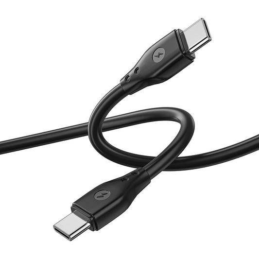 Câble de données et de charge USB-C - USB-C WiWu Wi-C002, 67W, 1m, noir