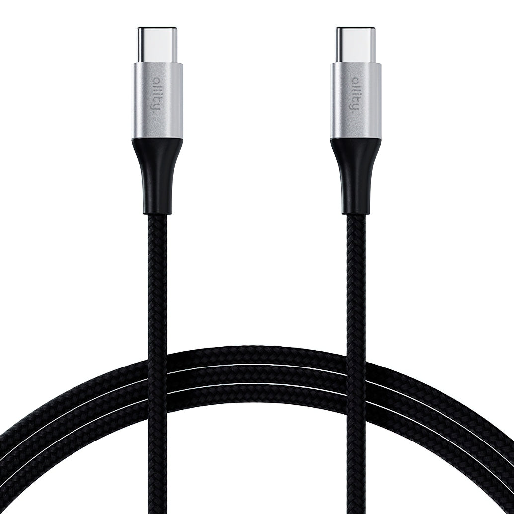 Câble de Données et de Charge USB-C - USB-C Allity. AUC-01, 100W, 2m, Noir