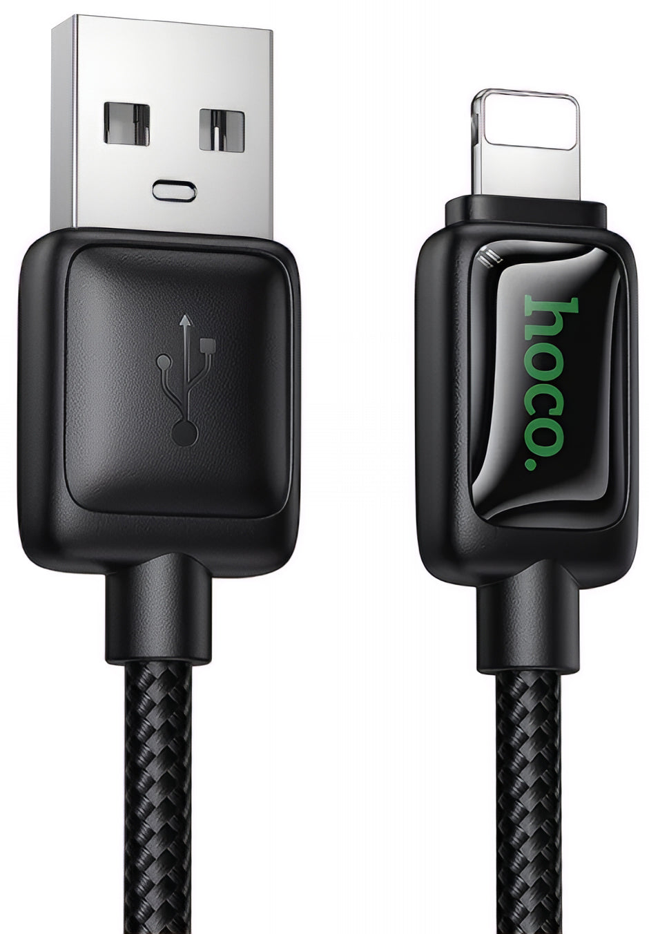 Câble de données et de charge USB-A - Lightning HOCO U146, 12W, 1.2m, Noir