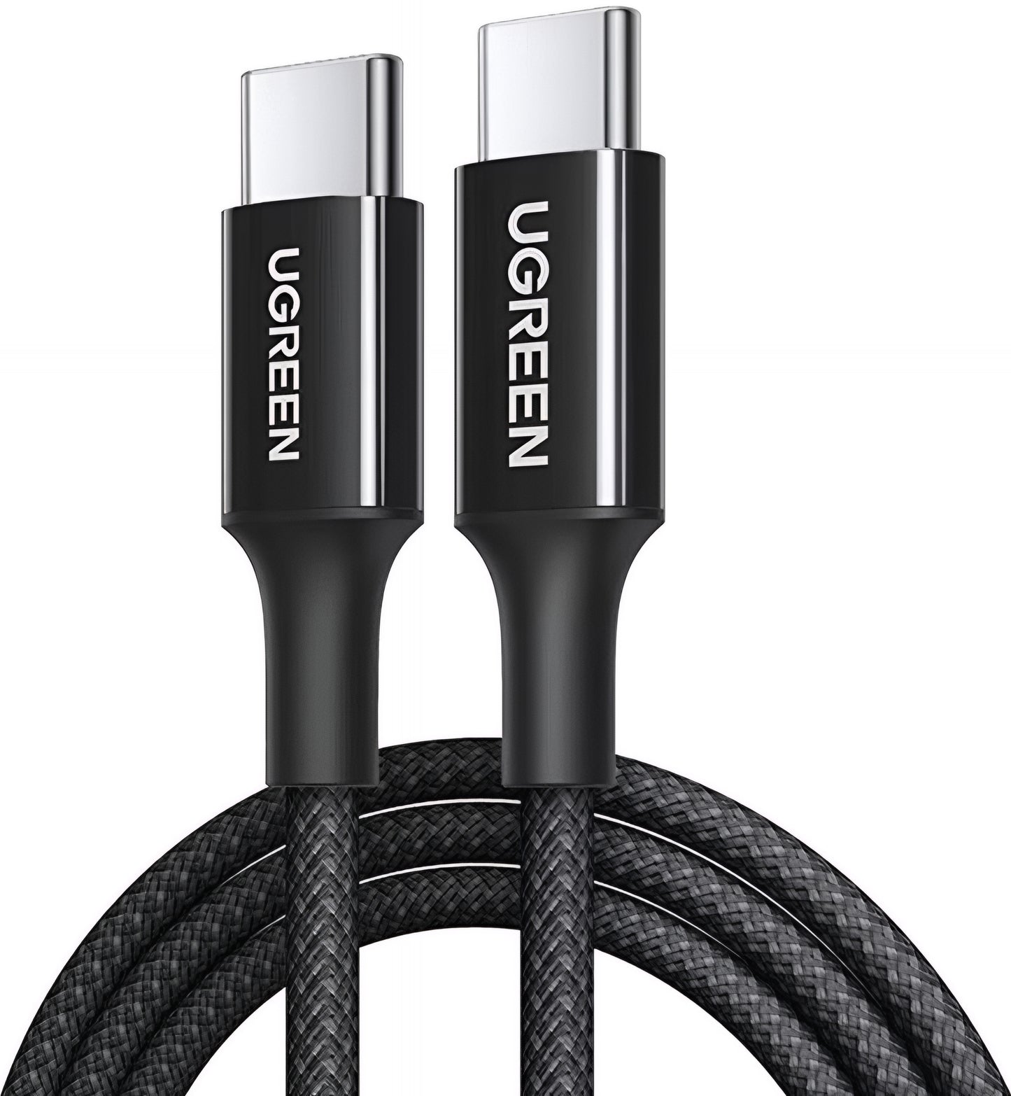 Câble de Données et de Charge USB-C - USB-C UGREEN L501, 60W, 2m, Noir