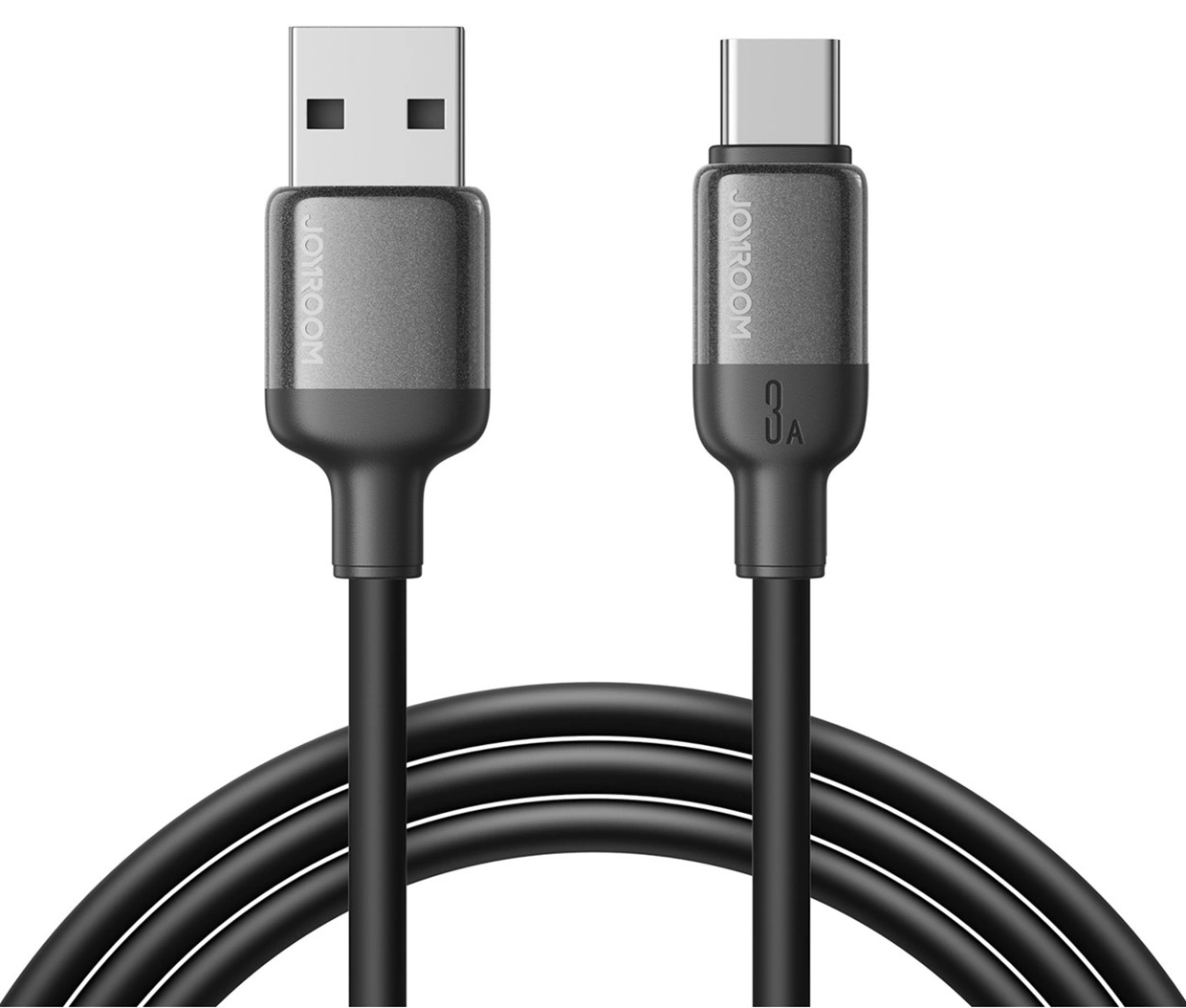 Câble de données et de charge USB-A - USB-C Joyroom S-A62 Lively, 18W, 1,2m, Noir