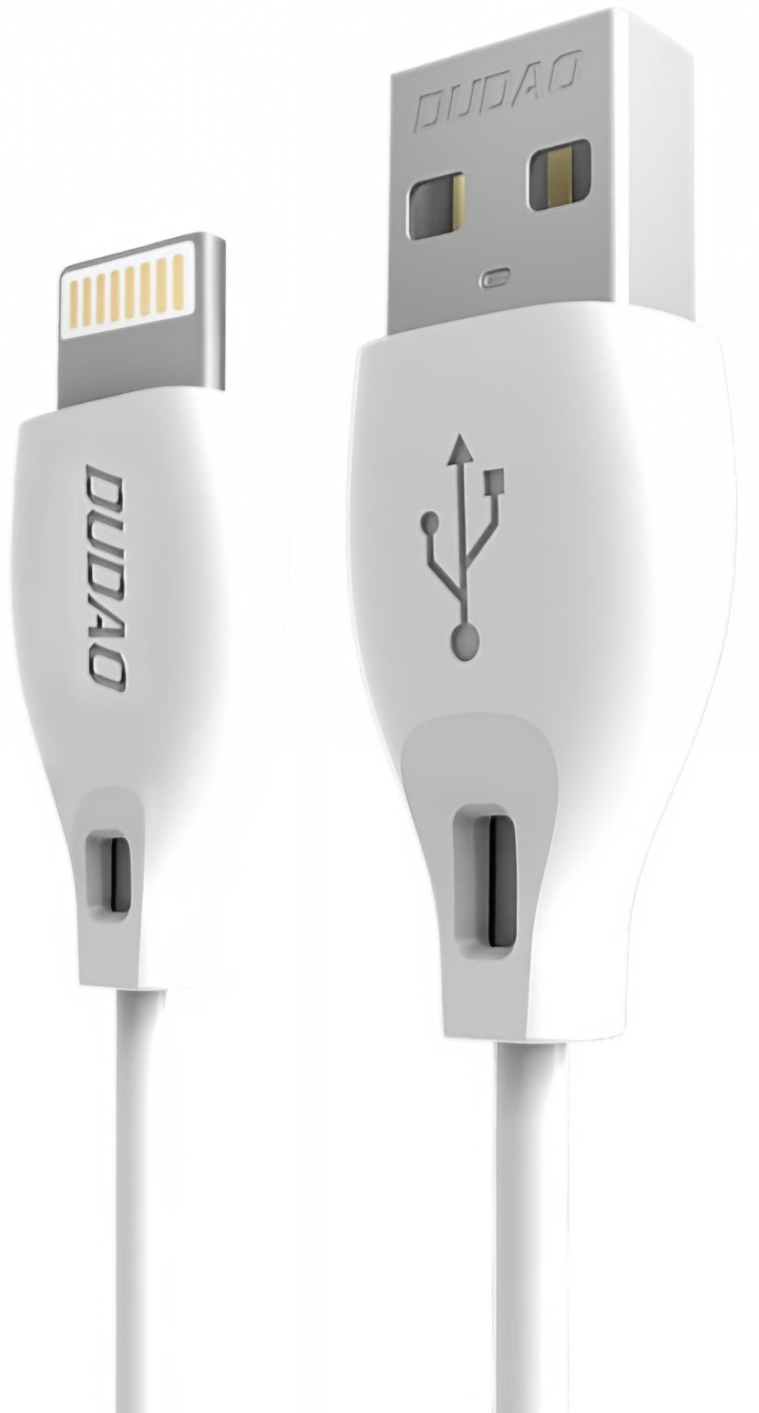 Câble de données et de charge USB-A - Lightning Dudao L4L, 18W, 1m, Blanc