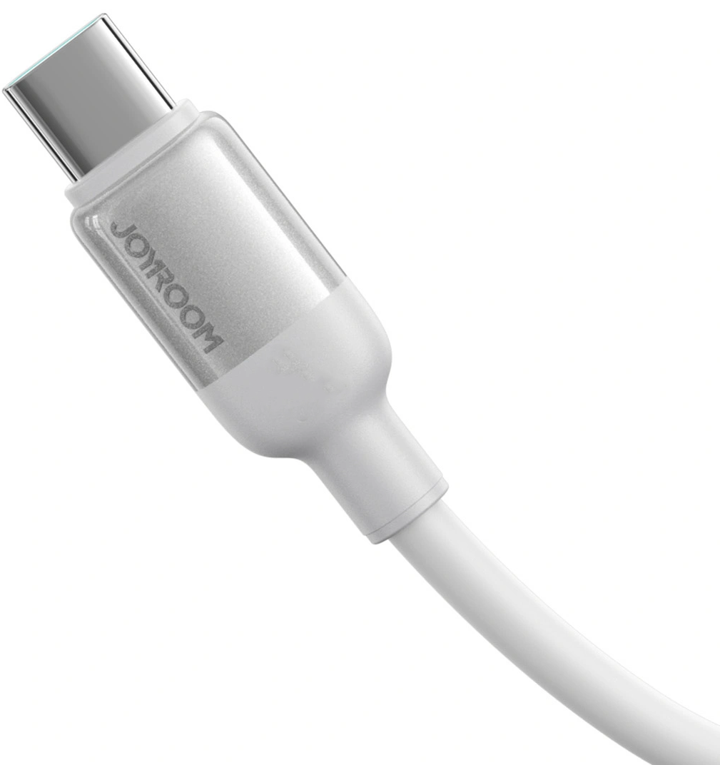 Câble de données et de charge USB-A - USB-C Joyroom S-A62 Lively, 18W, 1,2m, Blanc