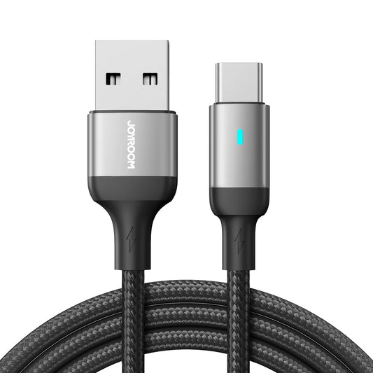 Câble de Données et de Charge USB-A - USB-C Joyroom A10, 18W, 1.2m, Noir