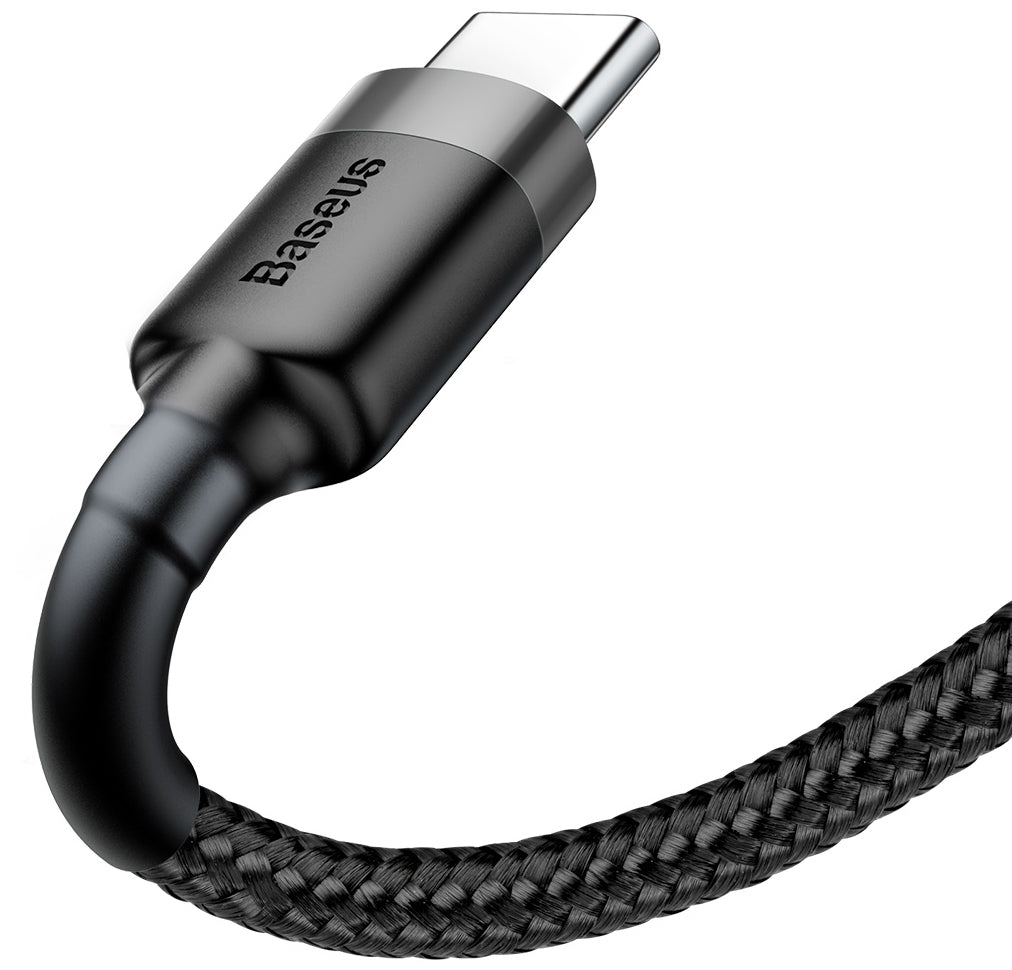 Câble de Données et de Charge USB-A - USB-C Baseus Cafule, 60W, 1m, Gris CATKLF-BG1