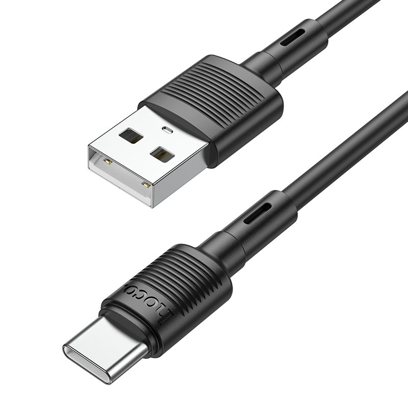 Câble de données et de charge USB-A - USB-C HOCO X83 Victory, 20W, 1m, Noir