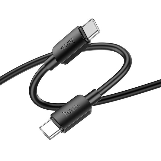 Câble de données et de charge USB-C - USB-C HOCO HOCO X96, 60W, 1m, noir