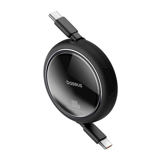 Câble de données et de charge USB-C - USB-C Baseus Free2Draw Mini Retractable USB-C, 100W, 1m, Black P10364500111-00