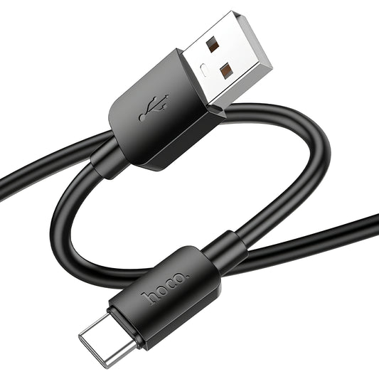 Câble de Données et de Charge USB-A - USB-C HOCO X96, 27W, 0.25m, Noir