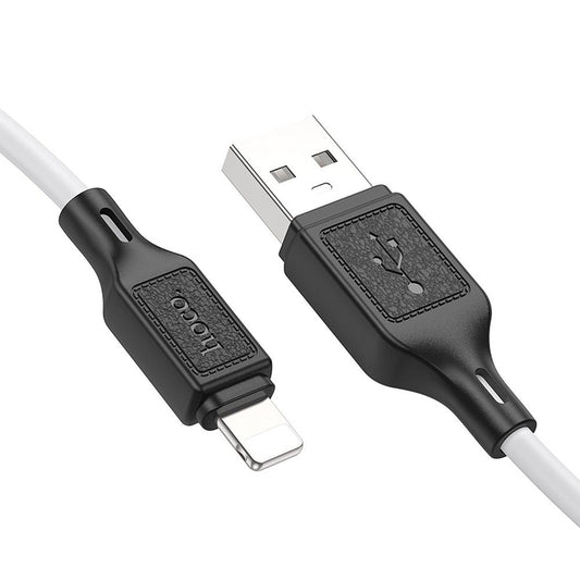 Câble de Données et de Charge USB-A - Lightning HOCO X90, 18W, 1m, Blanc